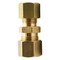 Thrifco Plumbing No. 62R 5/16 Inch x 1/4 Inch Lead-Free Brass Compression Coupling 4401348 - alternate 4